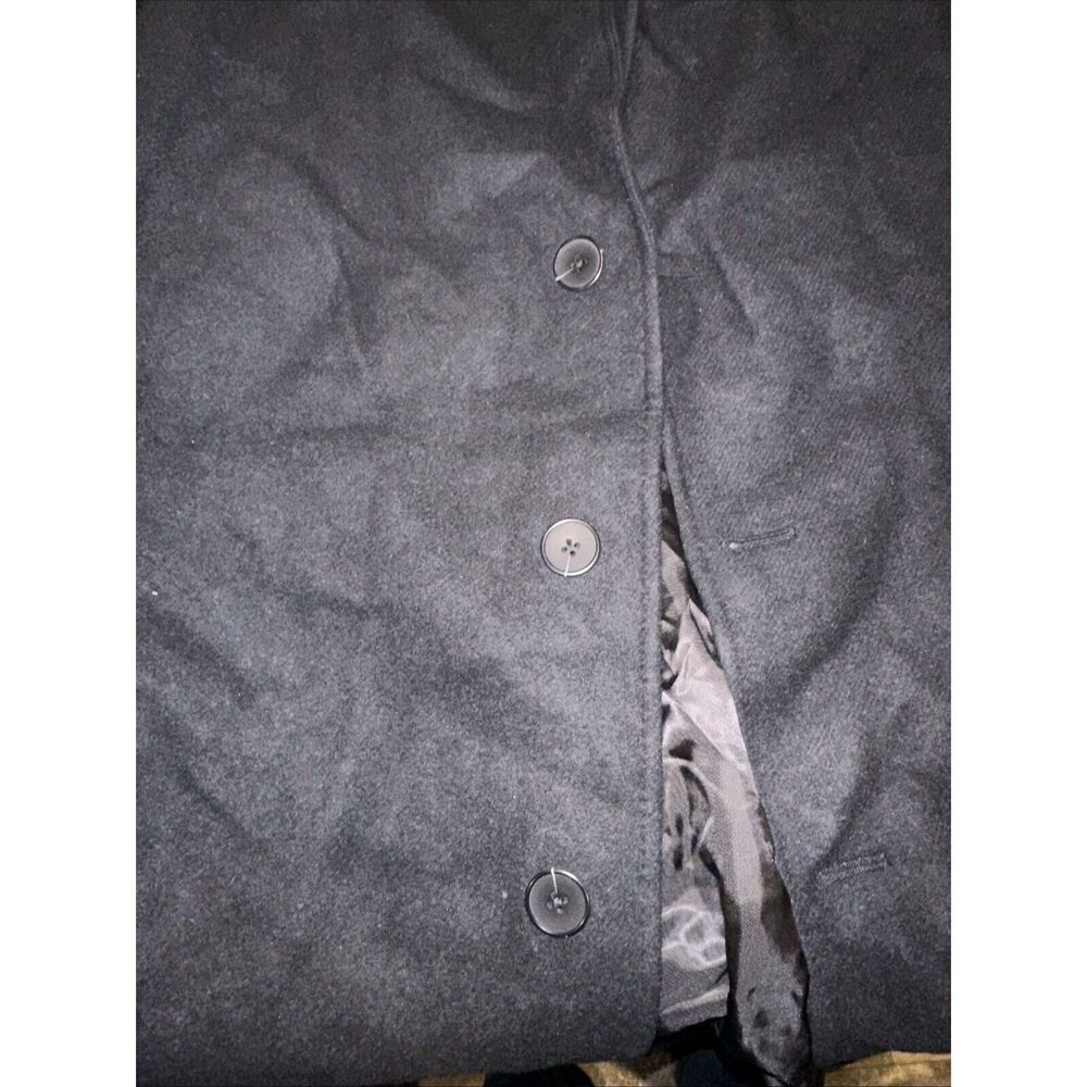 Nordstrom 3-Button Man's Lined Dress Jacket Coat Black Wool Size 2XL. NWOT. 15 - Picture 4 of 9